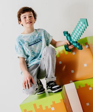 Tee-shirt manches courtes imprimé garçon - Minecraft vue2 - MINECRAFT - GEMO