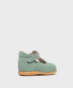 Chaussures babies en cuir suédé bébé - Na! vue4 - NA! - GEMO