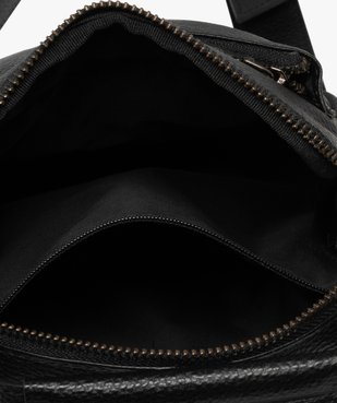 Sac pochette en cuir à bandoulière ajustable homme vue3 - GEMO (ACCESS) - GEMO