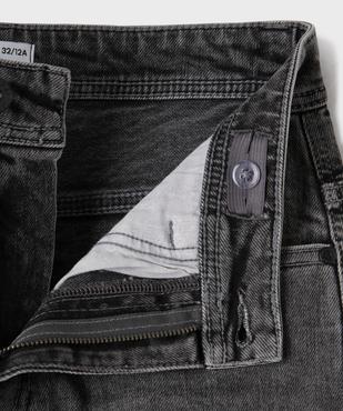 Jean regular en denim de coton stretch délavé garçon vue4 - GEMO (JUNIOR) - GEMO