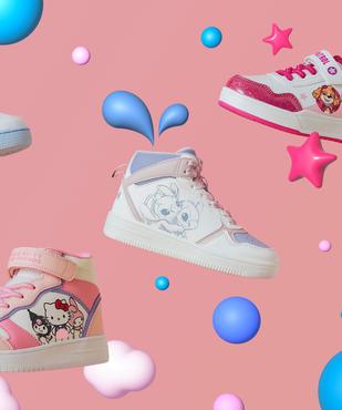 Baskets montantes avec motif Stitch et Angel fille - Disney vue7 - LILO & STITCH - GEMO