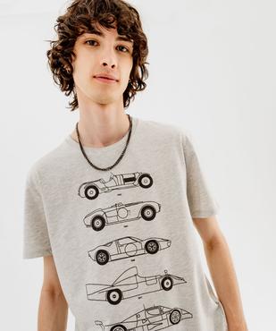 Tee-shirt manches courtes chiné imprimé homme - 24 h du Mans vue5 - 24H DU MANS - GEMO