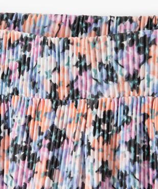 Pantalon fille large en maille fluide et plissée - LuluCastagnette vue2 - LULUCASTAGNETTE - GEMO