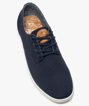 Tennis homme en toile avec lacets en corde vue5 - GEMO (CASUAL) - GEMO