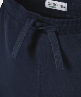 Short en maille avec ceinture ajustable bébé garçon vue5 - GEMO 4G BEBE - GEMO