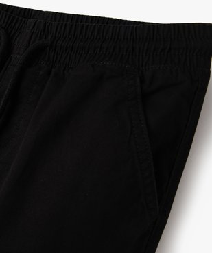 Pantalon jogger en toile de coton garçon vue2 - GEMO 4G GARCON - GEMO