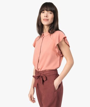 Chemise femme en lyocell vue1 - GEMO C4G FEMME - GEMO