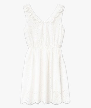 Robe femme en broderie anglaise sans manches vue4 - GEMO(FEMME PAP) - GEMO