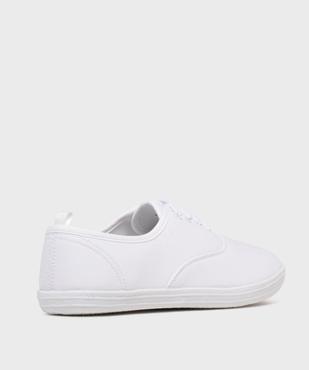 Baskets en toile à semelle fine et fermeture lacets femme - Follow Me vue4 - FOLLOW ME - GEMO