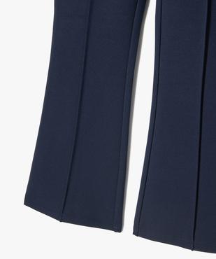 Pantalon en maille coupe flare fille vue2 - GEMO 4G FILLE - GEMO