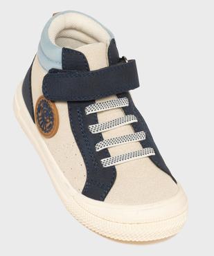 Baskets montantes à lacets élastiques et scratch garçon - BUGGY SHOES vue5 - BUGGY - GEMO