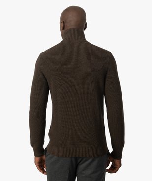 Pull homme à col camionneur vue3 - GEMO (HOMME) - GEMO