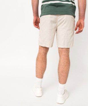 Tee-shirt à manches courtes avec motif palmiers homme vue3 - GEMO (HOMME) - GEMO