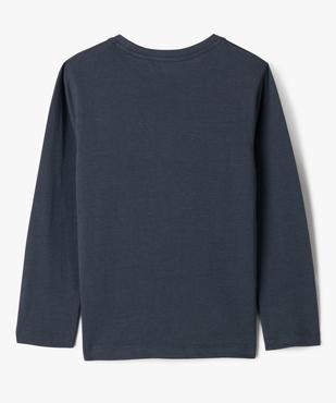 Tee-shirt manches longues imprimé garçon vue3 - GEMO 4G GARCON - GEMO