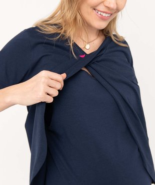 Tee-shirt de grossesse et d'allaitement à motifs vue2 - GEMO (MATER) - GEMO