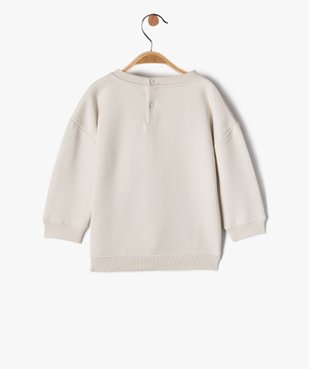 Sweat bébé garçon en molleton - LuluCastagnette vue3 - LULUCASTAGNETTE - GEMO