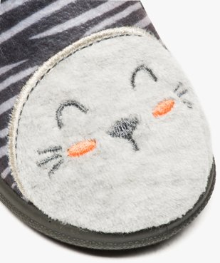 Chaussons bébé garçon en velours avec motif tigre vue6 - GEMO 4G BEBE - GEMO