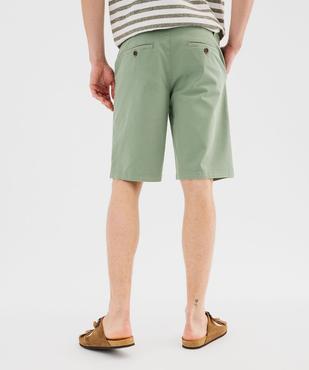 Bermuda en coton stretch coupe regular homme vue3 - GEMO 4G HOMME - GEMO