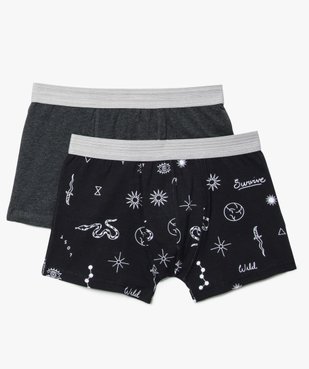Lot de 2 boxers tons foncés vue1 - GEMO (JUNIOR) - GEMO