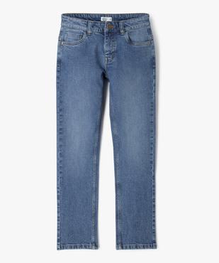 Jean regular à taille ajustable en coton stretch garçon vue1 - GEMO 4G GARCON - GEMO