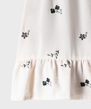 Robe à bretelles à motifs brodés fille vue3 - GEMO (ENFANT) - GEMO