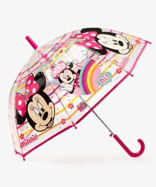 Parapluie enfant transparent imprimé Minnie - Disney vue1 - DISNEY - GEMO