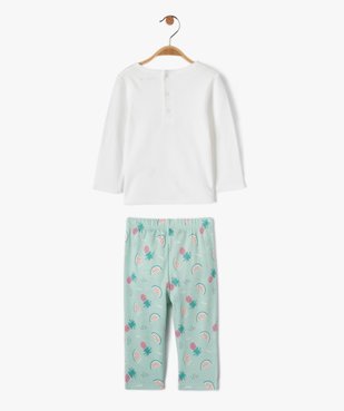 Pyjama bébé 2 pièces en jersey imprimé fruits vue4 - GEMO(BB COUCHE) - GEMO