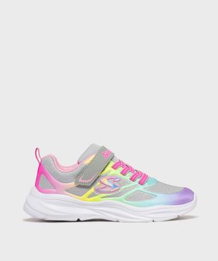 Baskets running en mesh fluo fille - Skechers  vue1 - SKECHERS - GEMO
