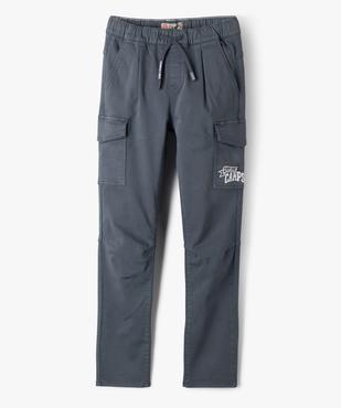 Pantalon cargo uni garçon vue1 - CAMPS - GEMO