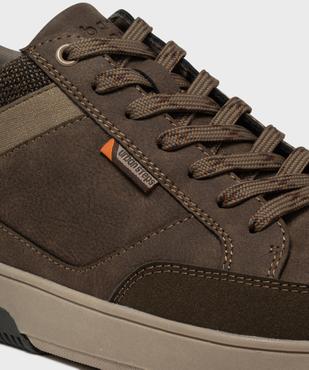 Baskets basses multimatières homme - Urban Steps vue6 - URBAN STEPS - GEMO