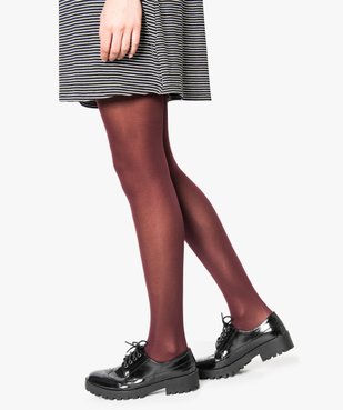 Collants semi-opaques fini velouté 50 deniers femme vue3 - GEMO(HOMWR FEM) - GEMO