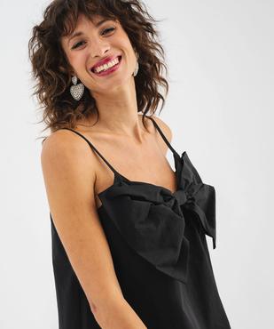 Robe courte à fines bretelles femme vue5 - GEMO(FEMME PAP) - GEMO
