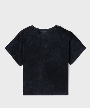 Tee-shirt manches courtes avec motifs Smiley fille - Smiley World vue3 - SMILEY WORLD - GEMO
