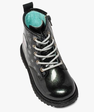 Boots fille pailletés à semelle crantée – Reine des Neiges vue5 - REINE DES NEIGE - GEMO
