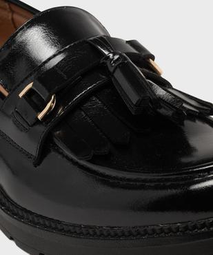 Mocassins à épaisse semelle crantée et bout amande femme - Follow Me vue6 - FOLLOW ME - GEMO