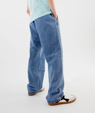 Jean baggy large en denim léger à taille élastiquée homme vue3 - GEMO (HOMME) - GEMO
