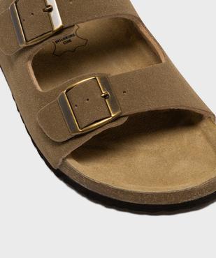 Mules ouvertes 2 brides femme - 5 Miles vue6 - 5 MILES - GEMO