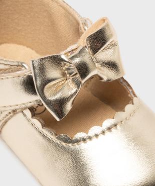 Chaussons de naissance babies métallisées bébé fille - LuluCastagnette vue6 - LULU CASTAGNETTE GEMO FOR GOOD - GEMO