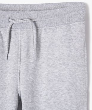 Pantalon de jogging avec intérieur molletonné garçon vue5 - GEMO (JUNIOR) - GEMO