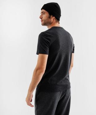 Tee-shirt manches courtes à col V homme vue3 - GEMO 4G HOMME - GEMO