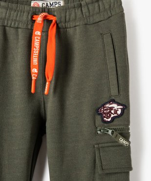 Pantalon de jogging garçon avec poches à rabat - Camps United vue3 - CAMPS UNITED - GEMO