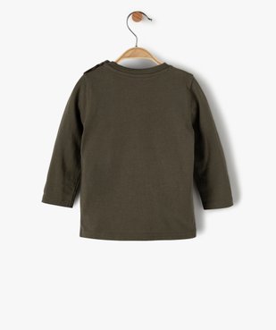 Tee-shirt bébé garçon imprimé fantaisie vue3 - GEMO(BEBE DEBT) - GEMO