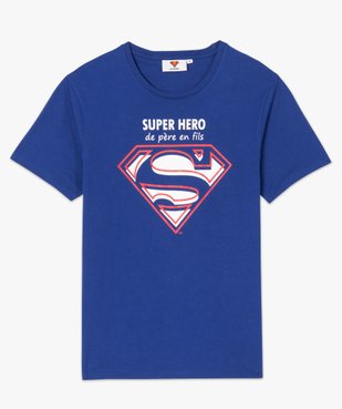Tee-shirt homme avec motif et inscription - Superman vue4 - SUPERMAN - GEMO