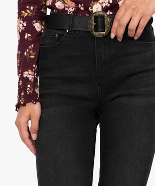 Jean femme en stretch coupe Skinny taille haute vue2 - Nikesneakers(FEMME PAP) - Nikesneakers