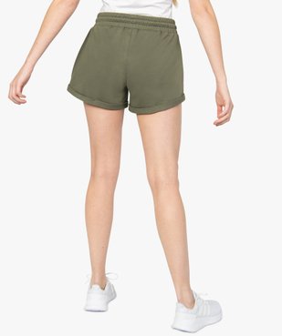 Short femme en maille coupe large vue3 - GEMO(FEMME PAP) - GEMO