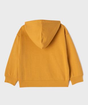 Sweat à capuche en maille piquée garçon - LuluCastagnette vue4 - LULUCASTAGNETTE - GEMO