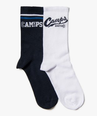 Chaussettes de sport avec tige côtelée garçon (lot de 2) - Camps United vue1 - CAMPS UNITED - GEMO