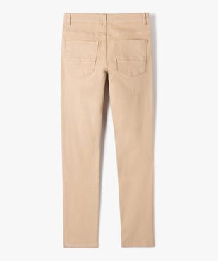 Pantalon slim 5 poches garçon vue3 - GEMO 4G GARCON - GEMO