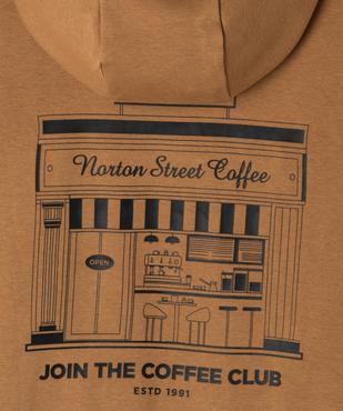 Sweat à capuche avec motif dos garçon vue3 - GEMO 4G GARCON - GEMO