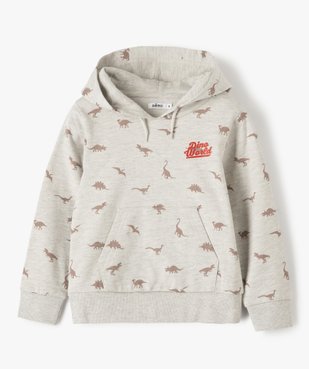 Sweat garçon à capuche avec motif vue1 - GEMO (ENFANT) - GEMO